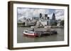 The City from the Thames, London, 2009-Peter Thompson-Framed Photographic Print