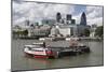 The City from the Thames, London, 2009-Peter Thompson-Mounted Photographic Print