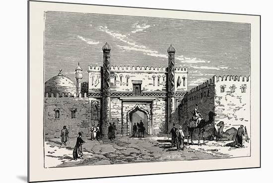 The City Gate, Tabriz-null-Mounted Giclee Print