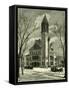 The City Hall Albany 1891, USA-null-Framed Stretched Canvas