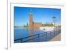 The City Hall and Riddarfjarden, Kungsholmen, Stockholm, Sweden, Scandinavia, Europe-Frank Fell-Framed Photographic Print