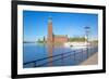 The City Hall and Riddarfjarden, Kungsholmen, Stockholm, Sweden, Scandinavia, Europe-Frank Fell-Framed Photographic Print