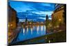 The City Hall at Night, Kungsholmen, Stockholm, Sweden, Scandinavia, Europe-Frank Fell-Mounted Photographic Print