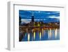 The City Hall at Night, Kungsholmen, Stockholm, Sweden, Scandinavia, Europe-Frank Fell-Framed Photographic Print