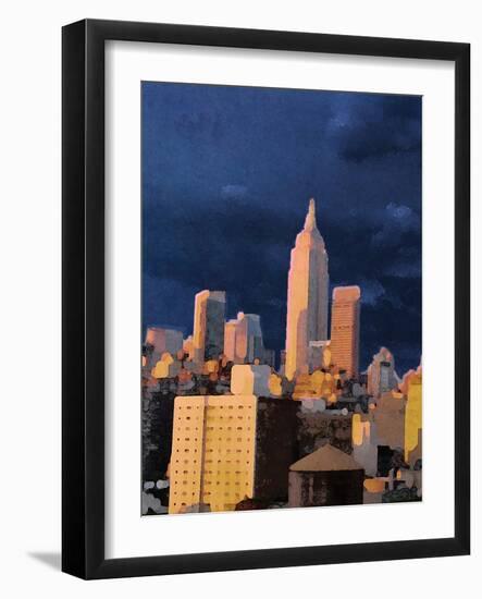 The City I-Nicholas Biscardi-Framed Art Print