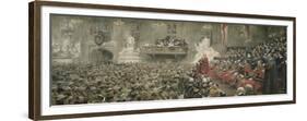 The City Imperial Volunteers in Guildhall, London, 1900-John Henry Frederick Bacon-Framed Giclee Print
