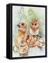 The City Mouse and the Country Mouse-Judy Mastrangelo-Framed Stretched Canvas