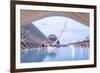 The City of Arts and Sciences (Ciudad De Las Artes Y Las Ciencias) in Valencia, Spain, Europe-Julian Elliott-Framed Photographic Print