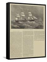 The City of Boston Steam Ship-Walter William May-Framed Stretched Canvas