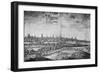 The City of Bristol (With Key), 1717 (Engraving)-Johannes Kip-Framed Giclee Print