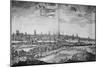 The City of Bristol (With Key), 1717 (Engraving)-Johannes Kip-Mounted Giclee Print