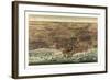 The City of Chicago, Circa 1892, USA, America-Currier & Ives-Framed Giclee Print