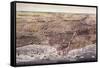 The City of Chicago-Currier & Ives-Framed Stretched Canvas