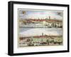 The City of Dunkirk During the Spanish Occupation, Published in Amsterdam, 1649-Joan Blaeu-Framed Giclee Print