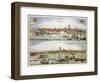 The City of Dunkirk During the Spanish Occupation, Published in Amsterdam, 1649-Joan Blaeu-Framed Giclee Print