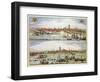 The City of Dunkirk During the Spanish Occupation, Published in Amsterdam, 1649-Joan Blaeu-Framed Giclee Print