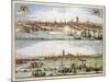 The City of Dunkirk During the Spanish Occupation, Published in Amsterdam, 1649-Joan Blaeu-Mounted Giclee Print