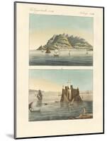 The City of Funchal and Fort Loo of the Island of Madeira-null-Mounted Giclee Print