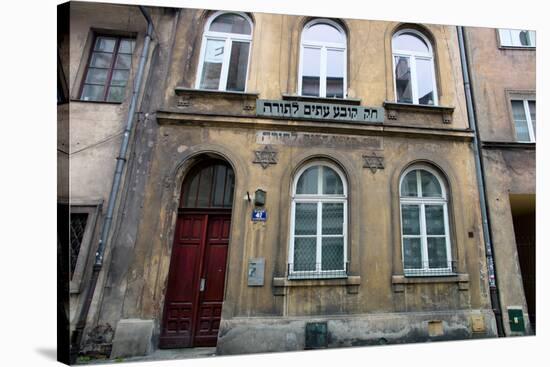 The City of Krakow in Poland. Jewish Synagogue-ginasanders-Stretched Canvas