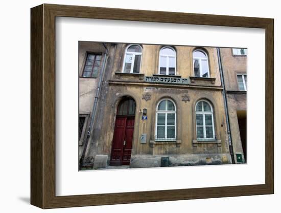 The City of Krakow in Poland. Jewish Synagogue-ginasanders-Framed Photographic Print