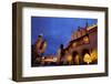 The City of Krakow in Poland. Marketplace with (Left to Right) St. Mary's Cathedral, Tuchlauben,-ginasanders-Framed Photographic Print