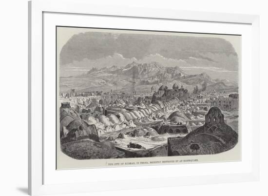 The City of Kushan, in Persia, Recently Destroyed by an Earthquake-null-Framed Giclee Print