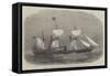 The City of Limerick Steam-Ship, for Traffic Between London and Brazil-Edwin Weedon-Framed Stretched Canvas