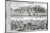 The City of Lisbon Before, During and After the Earthquake of 1755-null-Mounted Giclee Print