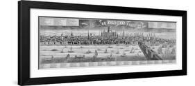 The City of London and the River Thames, 1710-Friedrich Bernhard Werner-Framed Giclee Print