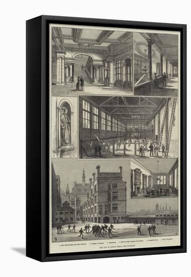 The City of London School New Buildings-Frank Watkins-Framed Stretched Canvas