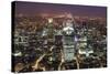 The City of London Seen from the Viewing Gallery of the Shard.-David Bank-Stretched Canvas