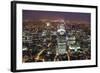 The City of London Seen from the Viewing Gallery of the Shard.-David Bank-Framed Photographic Print