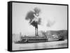 The 'City of Louisville' Steamboat on the Ohio River, C.1870-American Photographer-Framed Stretched Canvas