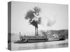 The 'City of Louisville' Steamboat on the Ohio River, C.1870-American Photographer-Stretched Canvas
