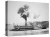 The 'City of Louisville' Steamboat on the Ohio River, C.1870-American Photographer-Stretched Canvas