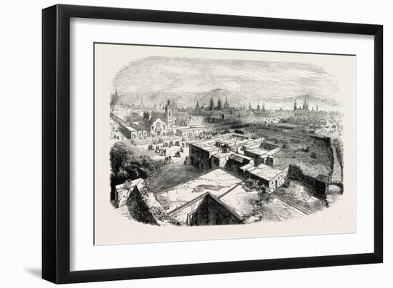 The City of Mexico, 1870s-null-Framed Giclee Print