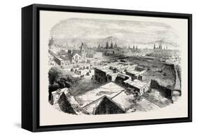 The City of Mexico, 1870s-null-Framed Stretched Canvas