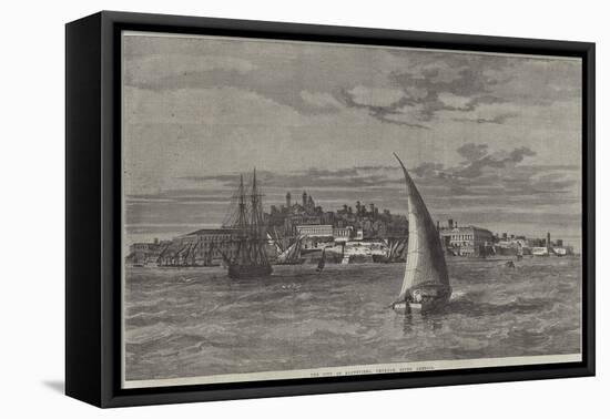 The City of Montevideo, Uruguay, South America-null-Framed Stretched Canvas