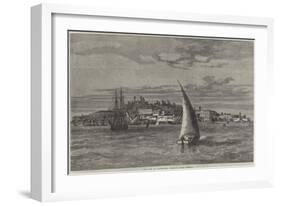 The City of Montevideo, Uruguay, South America-null-Framed Giclee Print