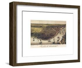 The City of New Orleans, Louisiana, 1885-Currier & Ives-Framed Giclee Print