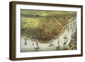 The City of New Orleans-Currier & Ives-Framed Giclee Print