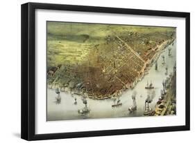 The City of New Orleans-Currier & Ives-Framed Giclee Print