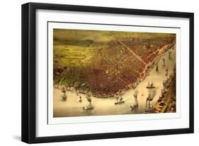 The City of New Orleans-Currier & Ives-Framed Giclee Print