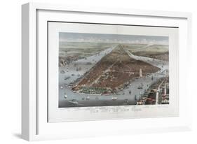 The City of New York by Currier & Ives-null-Framed Giclee Print