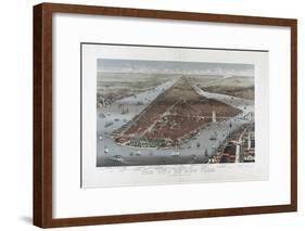 The City of New York by Currier & Ives-null-Framed Giclee Print