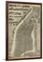 The City of New York Map, 1879-null-Framed Giclee Print