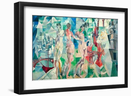 The City of Paris, 1910/12-Robert Delaunay-Framed Giclee Print