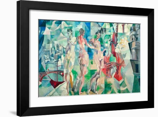 The City of Paris, 1910/12-Robert Delaunay-Framed Giclee Print