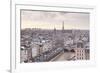 The City of Paris as Seen from Notre Dame Cathedral, Paris, France, Europe-Julian Elliott-Framed Photographic Print