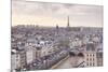 The City of Paris as Seen from Notre Dame Cathedral, Paris, France, Europe-Julian Elliott-Mounted Photographic Print